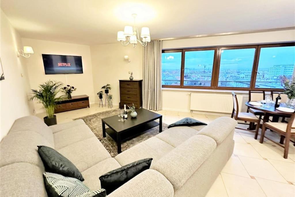 Exclusive Penthouse Near Citycenter 120M2 +Netflix Kraków Exteriör bild